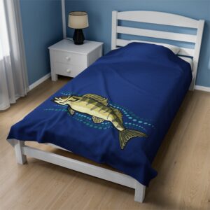 Walleye Velveteen Blanket