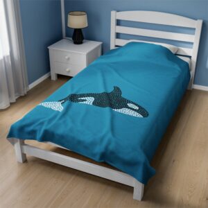 Orca Velveteen Blanket