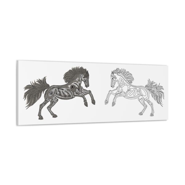 Spirit of the Black Stallion Canvas - Image 6