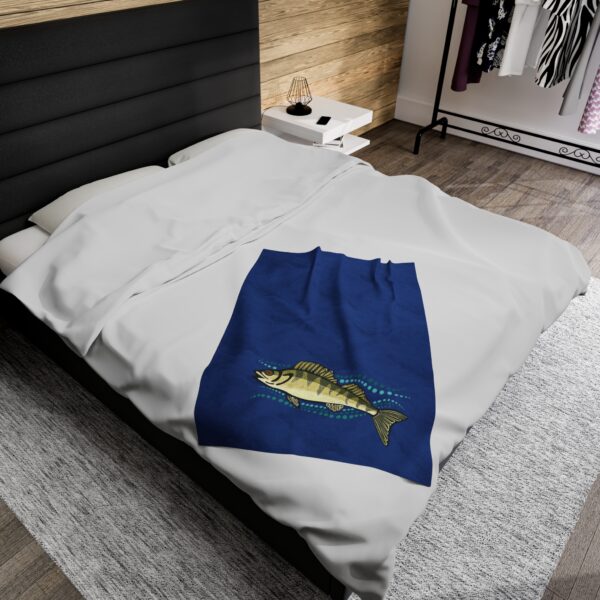 Walleye Velveteen Blanket - Image 8
