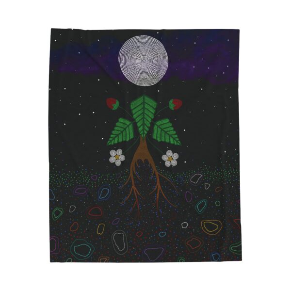 Strawberry Spirit, We are All Made from Stardust Velveteen Blanket - Image 18