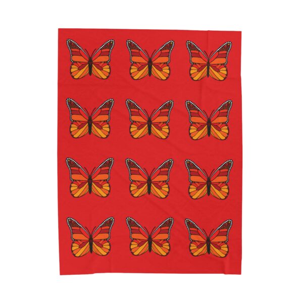 Butterfly Velveteen Blanket - Image 2