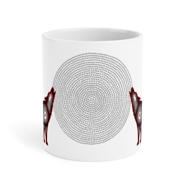 Howling Wolf Ceramic Mug - Image 9