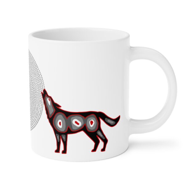 Howling Wolf Ceramic Mug - Image 11