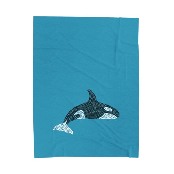 Orca Velveteen Blanket - Image 2