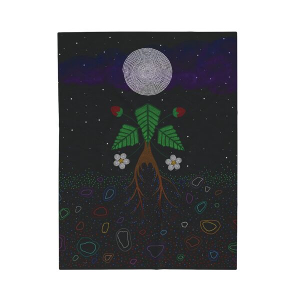 Strawberry Spirit, We are All Made from Stardust Velveteen Blanket - Image 10