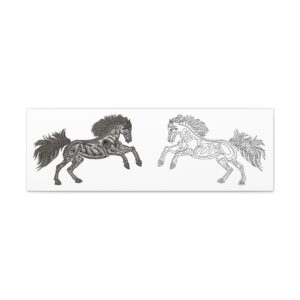 Spirit of the Black Stallion Canvas