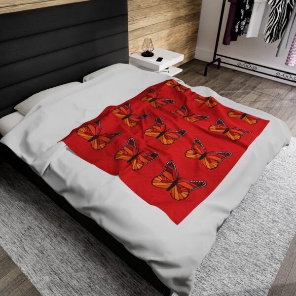 Butterfly Velveteen Blanket - Image 12