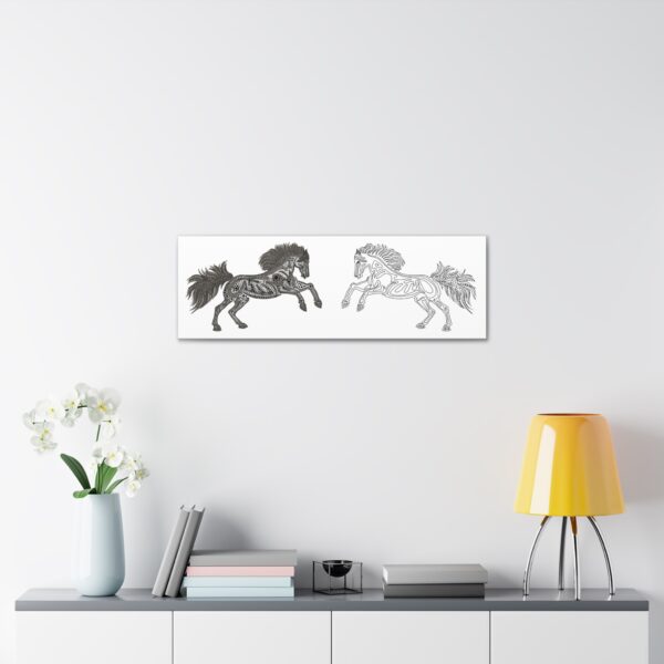 Spirit of the Black Stallion Canvas - Image 4