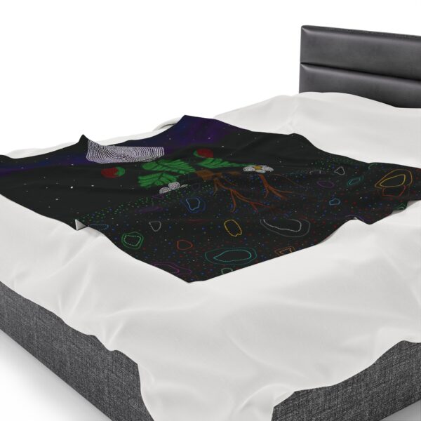 Strawberry Spirit, We are All Made from Stardust Velveteen Blanket - Image 23