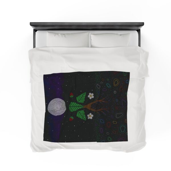 Strawberry Spirit, We are All Made from Stardust Velveteen Blanket - Image 24
