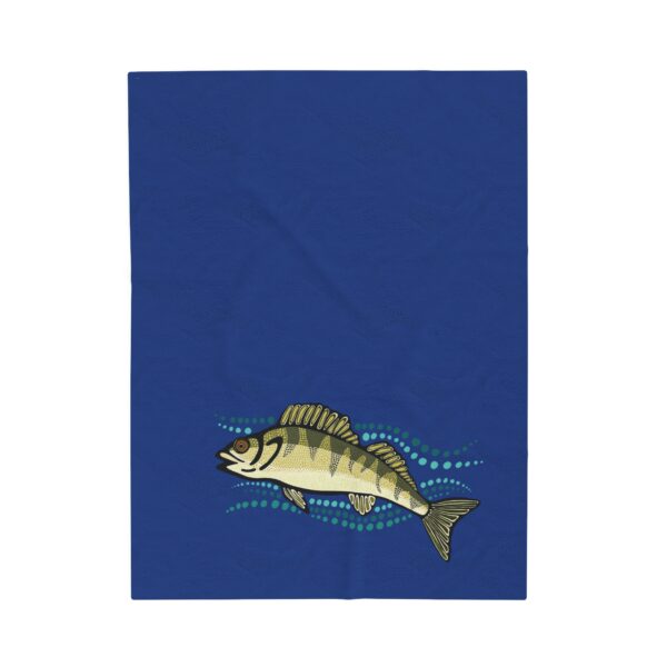 Walleye Velveteen Blanket - Image 5