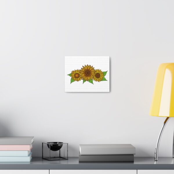 Sunflower Family Canvas - Image 4