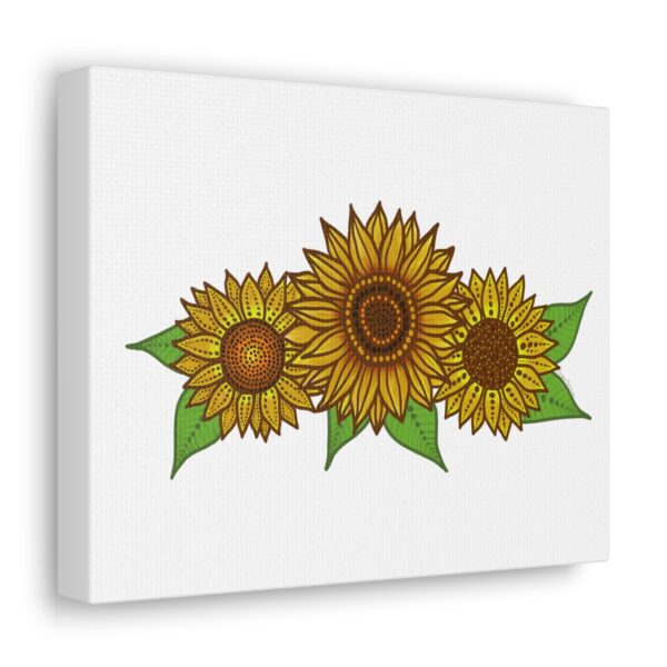 Sunflower Family Canvas - Image 2