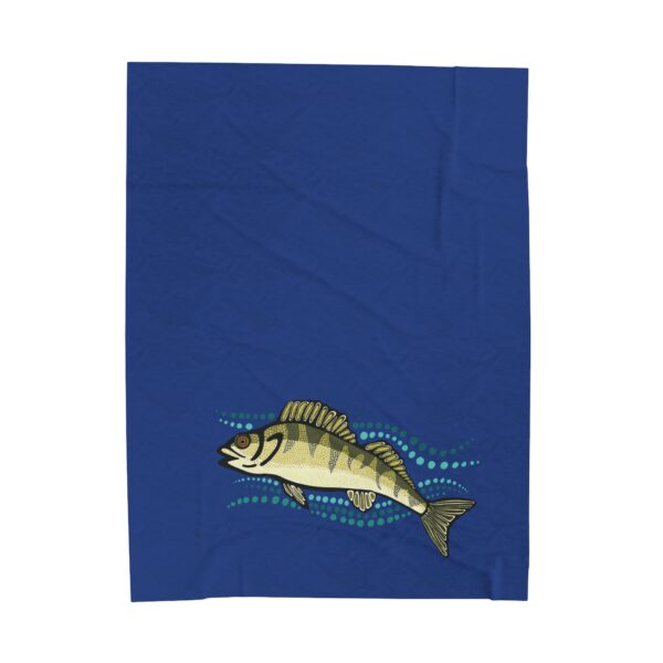 Walleye Velveteen Blanket - Image 2