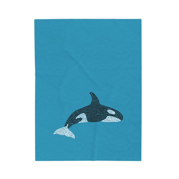 Orca Velveteen Blanket - Image 5
