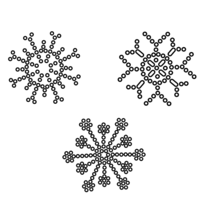 3 Snowflakes Colour Sheet - FREE!