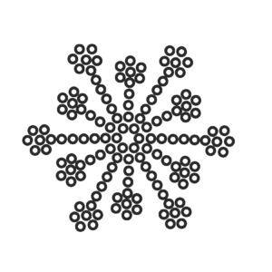 Métis Flower Snowflake Colour Sheet - FREE!