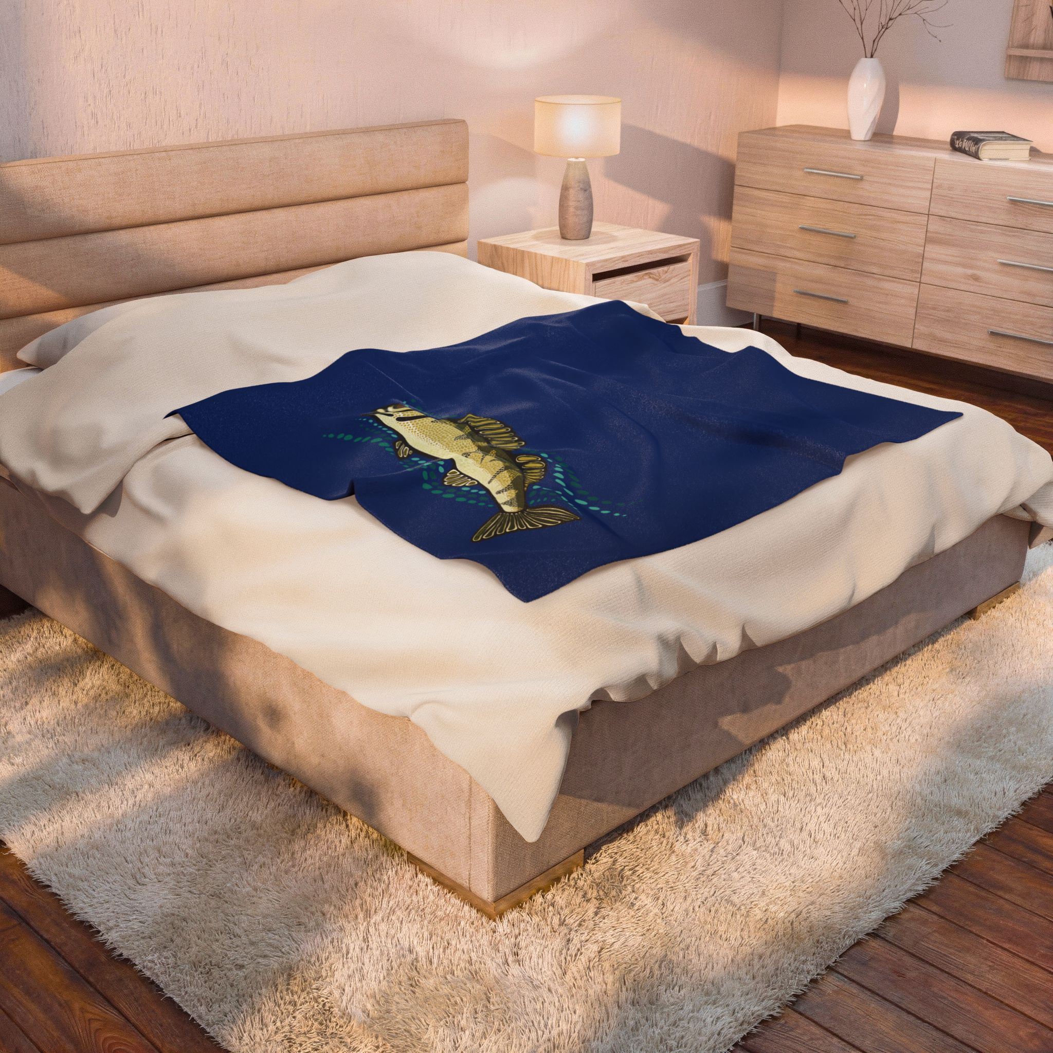 Walleye Velveteen Blanket - Image 12