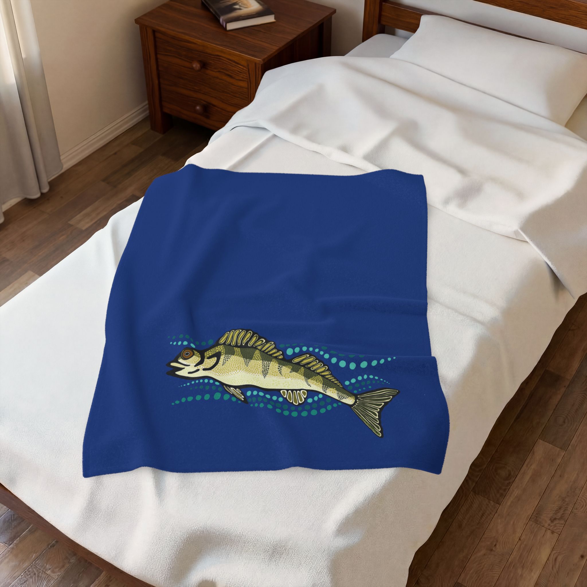 Walleye Velveteen Blanket - Image 7