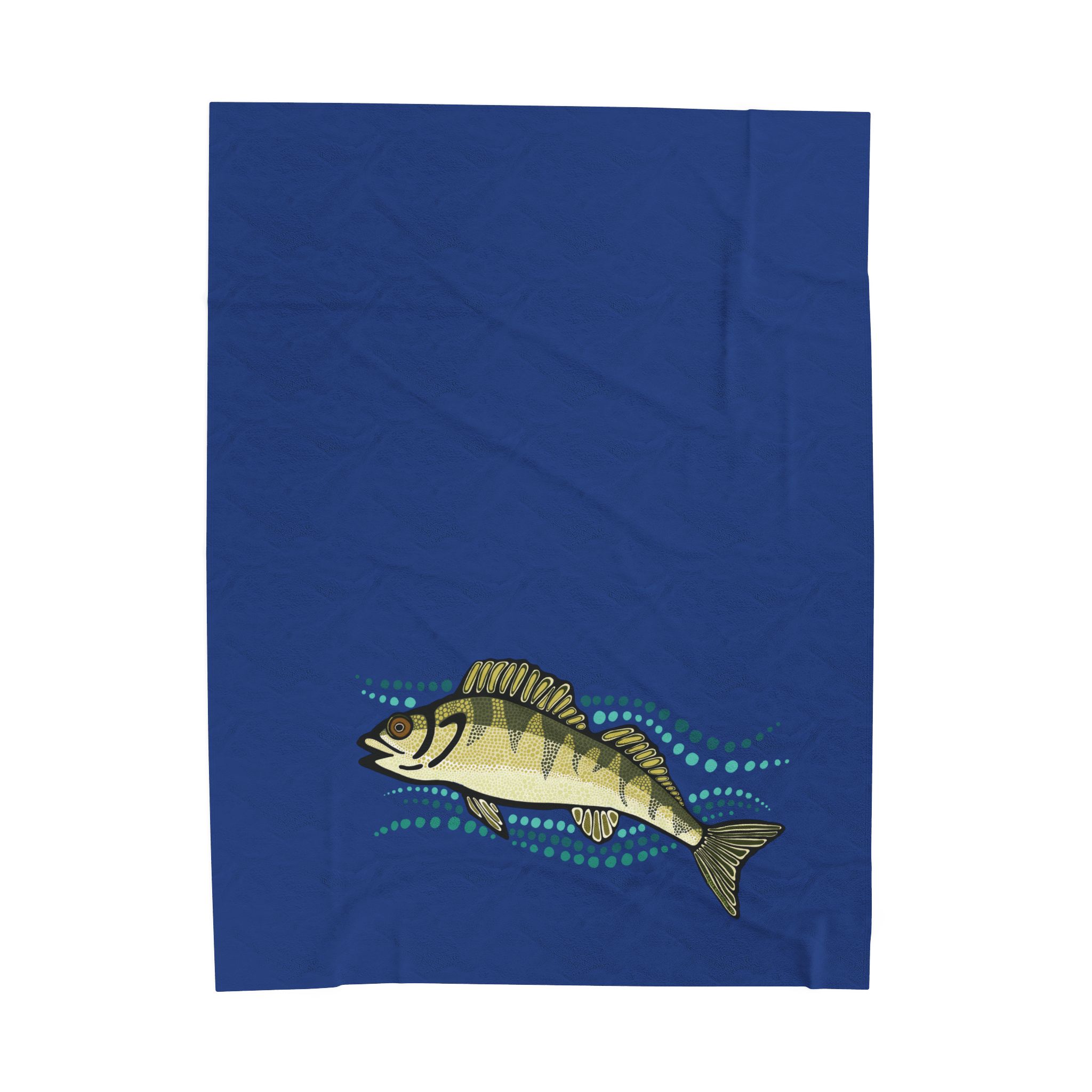 Walleye Velveteen Blanket - Image 2
